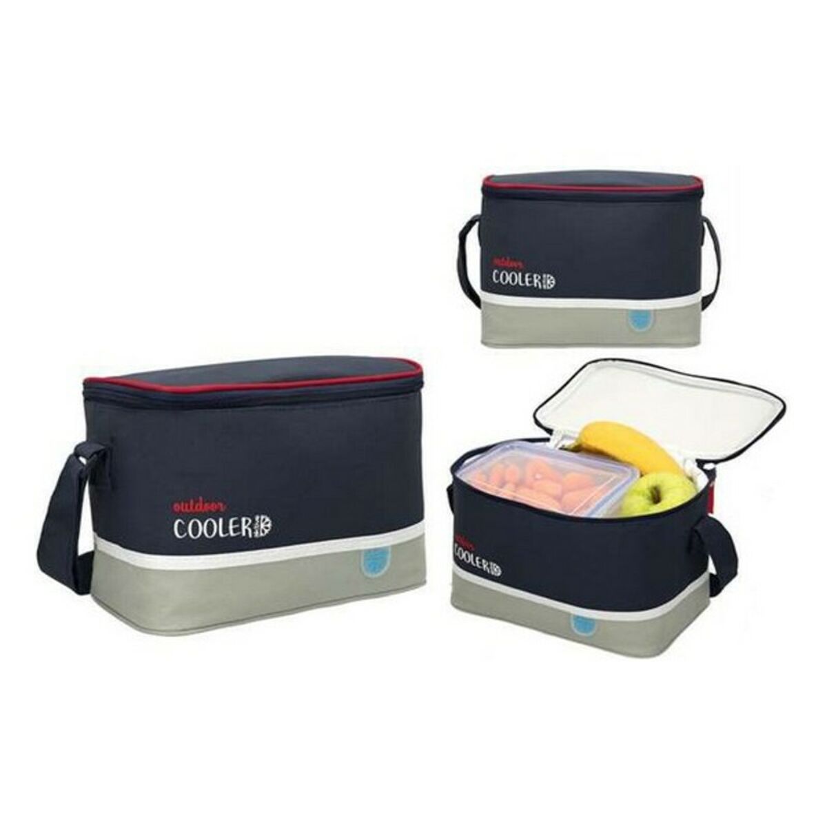 Portable Fridge Colorbaby Outdoor Cooler PVC 5 L 24 x 16,5 x 15 cm